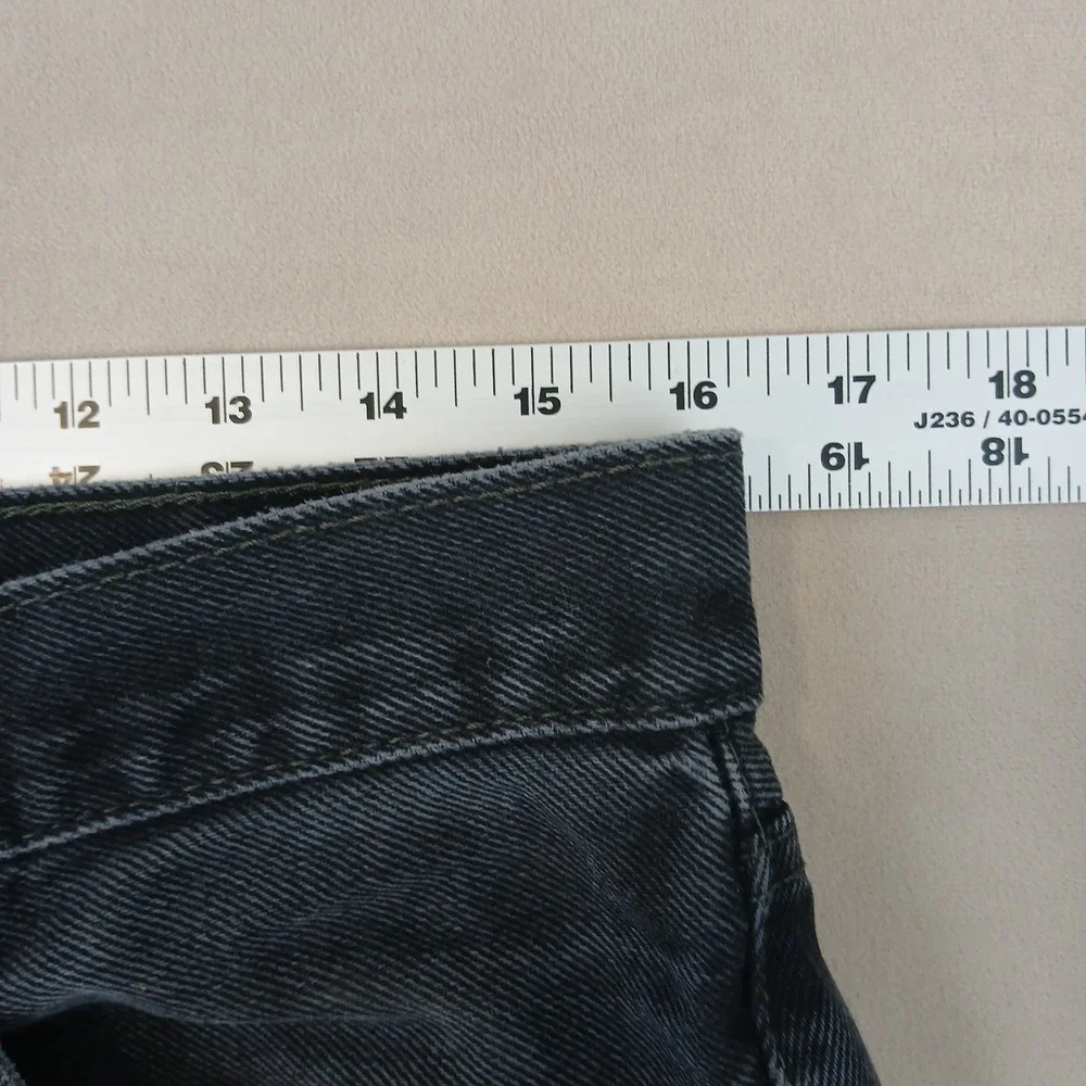 Vintage Levis 505 32x28 Mens Jeans Faded Black‎ FLAWS City Straight Grunge